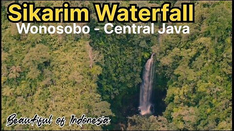 View Drone Sikarim of Waterfall - Wonderfull Indonesia