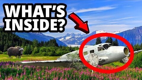 CRASHED?! I Accidentally Found WHAT'S INSIDE This Missing Plane In Alaska!!