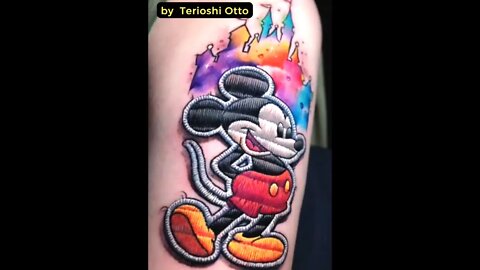 Mickey #shorts #tattoos #inked #youtubeshorts