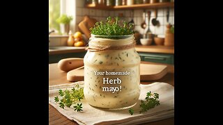 Fresh Herb Homemade Mayonnaise Recipe - Easy & Flavorful!