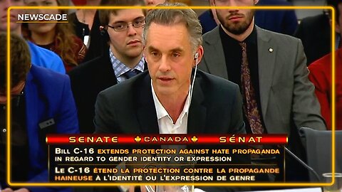 Jordan Peterson Speaks at Bill C-16 Senate Hearing