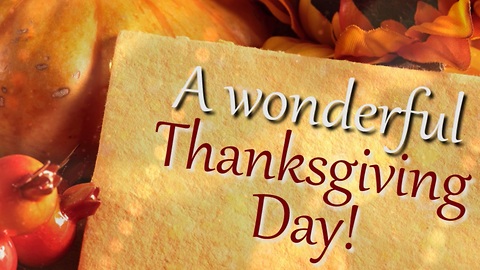 Have a Blessed Day This Thanksgiving!