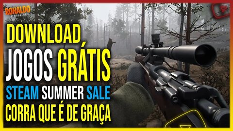 ▶️JOGOS GRÁTIS NA STEAM E MUITAS PROMOÇÕES NA STEAM SUMMER SALE