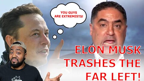 Cenk Uygur Melts down Over Elon Musk Trashing Democrat Party Being Hijacked By Far-Left Extremists