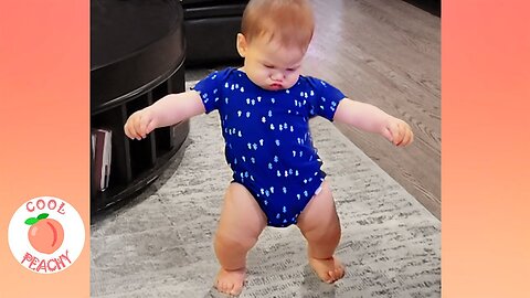 Babies Learn to Walk for the First Time Compilation