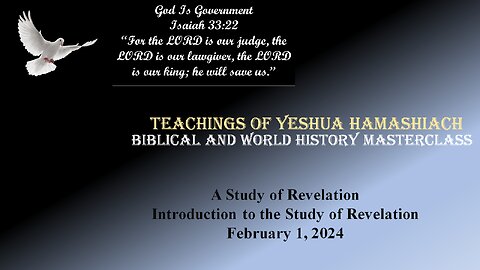 2-1-24 Introduction to a Study of Revelation