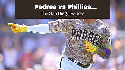 Padres vs Phillies Predictions, Picks, Odds: More Offense Expected in Series Finale
