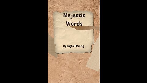 Majestic Words by Inglis Fleming