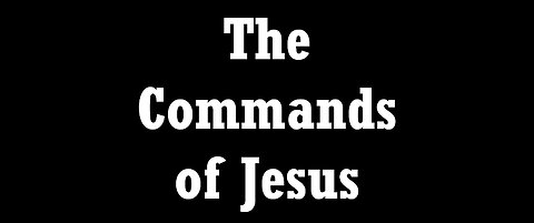|Manwich presents| Be Informed... Ep #3 The Commands of Jesus As Said In The Four Gospels |rerun/reran edition|