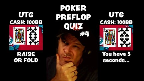 POKER PREFLOP QUIZ #4 - FOLD OR RAISE?: Poker Vlog final table highlights and poker strategy