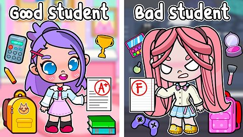 Good Student vs Bad Student at Avatar World | Toca Sad Story | Toca Boca Life World | Toca Animation