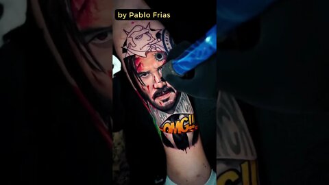 Stunning Tattoo by Pablo Frias #shorts #tattoos #inked #youtubeshorts