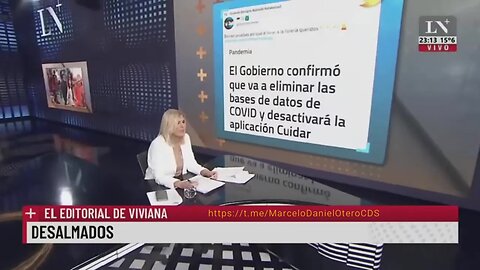 El Gobierno de Argentina borrará todas sus bases de datos de COVID (30 marzo 2023)