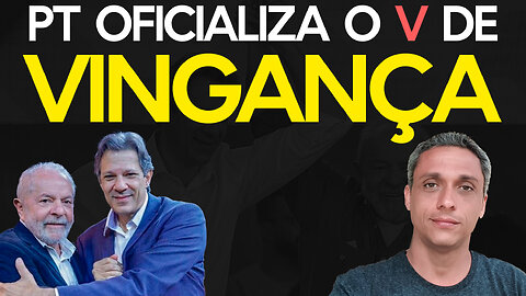 O V de vingança do LULA - PT imita o V do Paulo Guedes e cria o V do Haddad