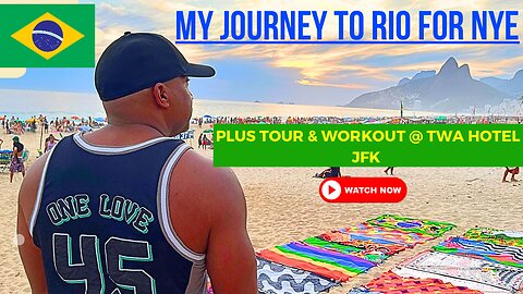 My Journey To Rio with Gym Layover at TWA Hotel JFK!