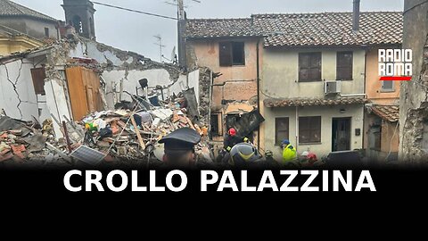 Crollo palazzina a Canale Monterano, tre i feriti
