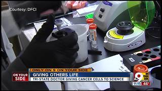 Doctor donates her own cancer cells to science