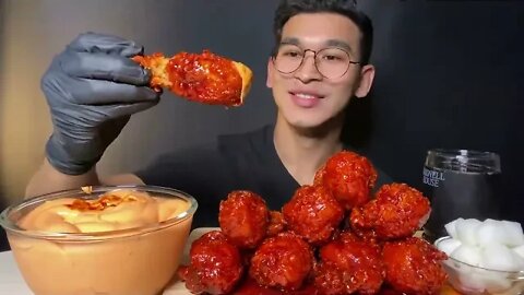 Spicy Chicken Mukbang, So Yummy.... Pls Like, Subscribe and Comment. Thank you very much
