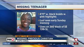 Cape Coral Police Search fro Missing Girl