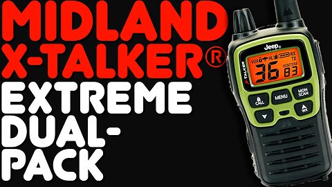 Midland X-Talker Walkie Talkie Radios Jeep Edition Extreme Dual Pack FRS Radios