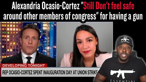 Alexandria Ocasio-Cortez "Still Don't feel safe around other members of congress" for having a gun