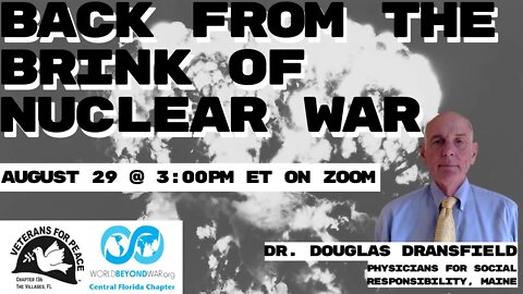 Webinar: Back from the Brink of Nuclear War
