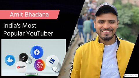 Who is Amit Bhadana: The Rise of India's Popular YouTuber and Comedian #comedian#amitbhai