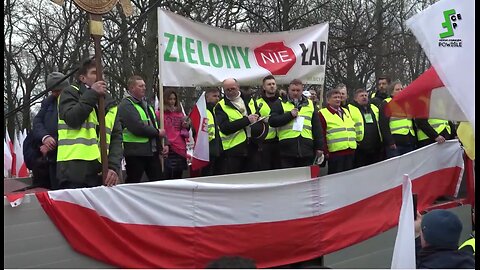 Poseł Grzegorz Braun przeciwko prowokacji policyjnej - 6 marca 2024 - Protest Rolników pod Sejmem