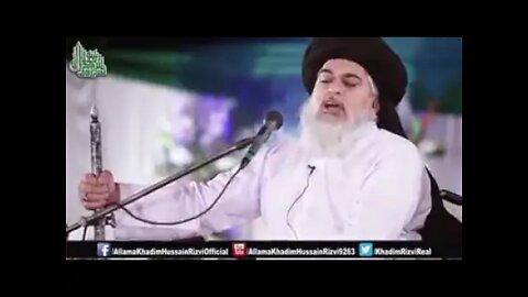 Ameer ul mujahideen allama Hafiz khadim hussan rizvi R. A | saad rizvi status