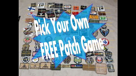 Pick Your Own FREE Patch Game - Last FREE Patch Friday Sale of 2021