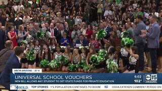 New bill allows any student to get state funds for private education