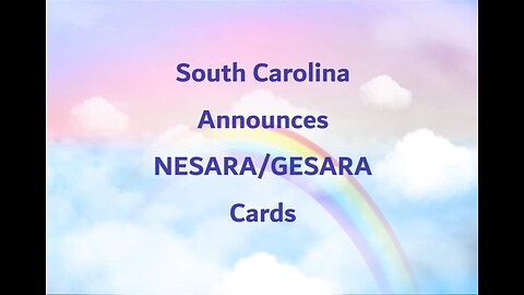 South Caroline Announces NESARA/GESARA Cards