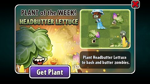 Plants vs Zombies 2 - Penny's Pursuit - Zomboss - Headbutter Lettuce - February 2023