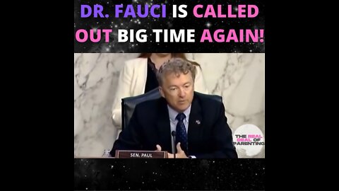 Dr. Fauci is called out big time … again.