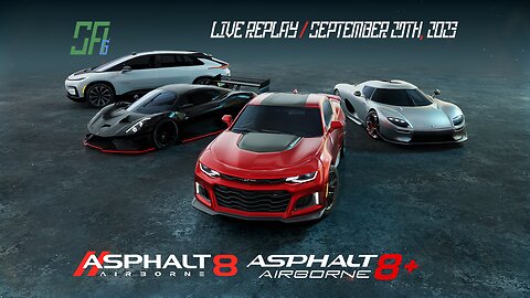 [Asphalt 8: Airborne] MP & Events As Usual and A8 Plus | Live Replay | September 29th, 2023 (UTC+08)