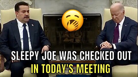Joe looks SLEEPY; Biden’s HANDLERS Kick the PRESS OUT of the Room!