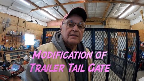 How to cut a utility trailer gate