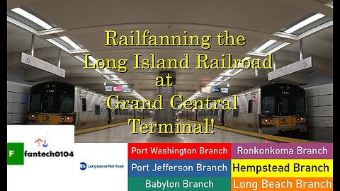 Railfanning the Long Island Railroad at Grand Central Terminal!
