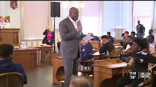 NBA legend Magic Johnson raises mental health awareness for Florida students