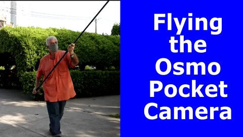 Flying the DJI Pocket Osmo Camera (make a fake drone shot ... easy!)