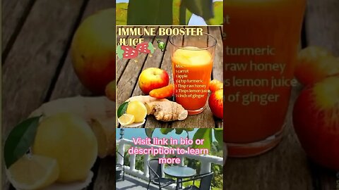 Ultimate Immune Booster Juice Recipe: Stay Healthy and Energized | Boost Your Immune System #Shorts