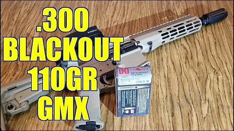 .300 Blackout 110gr GMX Hornady Full Boar Ammunition