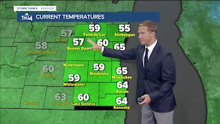 Temperatures around 70 ahead of storm system