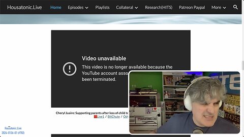 Jan 26 2024 Channel update - Youtube Housatonic.Live [1] terminated! And biz expense updates