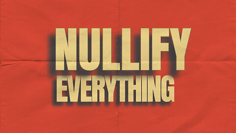 Tis the Season. For Nullification.