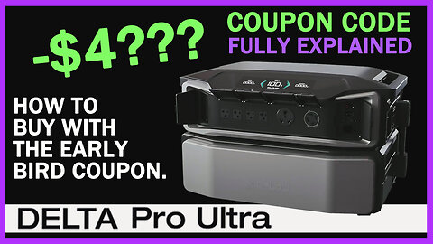 EcoFlow Delta Pro Ultra - How To Use Your Coupon to Buy the New Portable Power Station