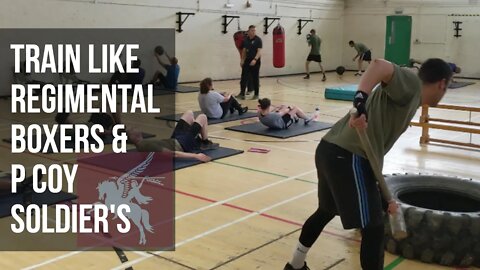 British Army | Household Cavalry's Regimental Boxing Team & P Coy Candidates Training Session