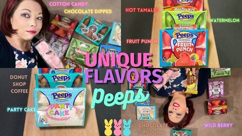 9 Unique Flavors of Peeps | Easter Candy Food Review