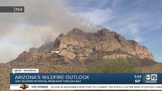 Arizona's wildfire outlook: High fire risk through May