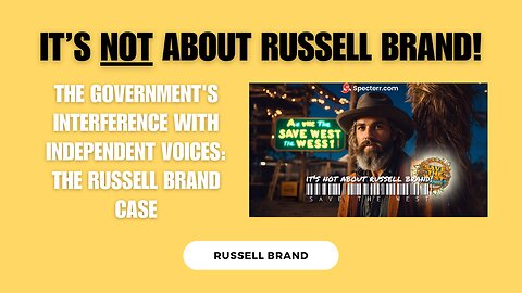 It's not about Russell Brand!